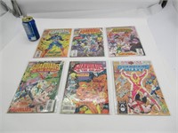 6 comics book Guardians