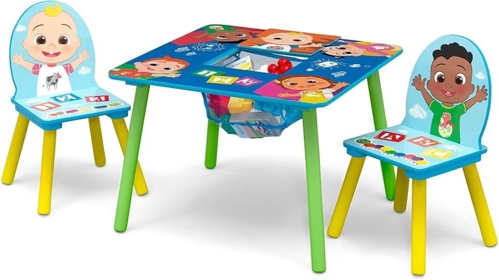 W4673  Delta Children CoComelon Table 2 Chairs - T