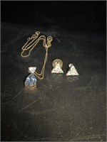 925 Silver & Sapphire Jewelry