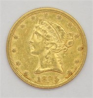 1895 $5 Gold Coin