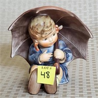 4 3/4" Goebel Hummel Umbrella Girl Figurine