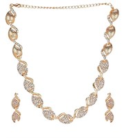 Indian Rhinestones Bridal Jewelry Necklace
