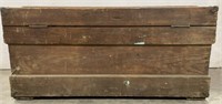 (AD) Antique Wooden Chest Appr 16 x 35 inches