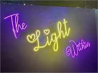 "THE LIGHT WITHIN" LED NEON LIGHTS