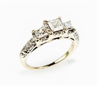 Jewelry 14kt White Gold Diamond Engagement Ring