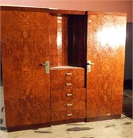 French Art Deco Wardrobe cabinet