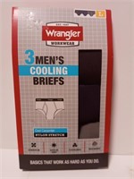 Wrangler 3pk size Large  Men's Cooling Briefs