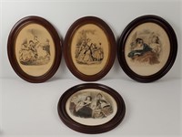Set of 4 Edwardian Prints