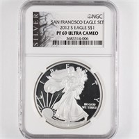 2012-S Proof Silver Eagle NGC PF69 UC
