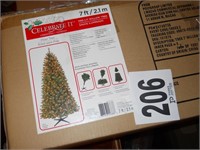 7' Pre-Lit Christmas Tree