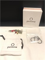 Persona sterling bracelet and 8 sterling
