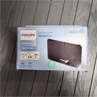 Philips Flat Panel HD Passive Antenna - Black