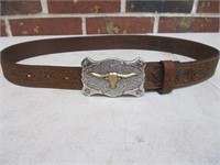 Tony Lamas Leather Belt