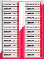 36-Pk Kirkland Signature Alkaline AA Batteries
