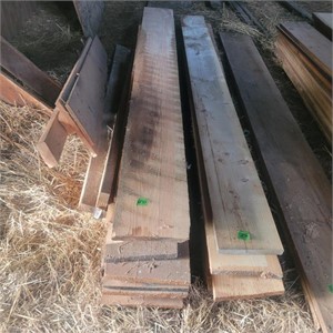 15 Larch 8ft-10ft boards