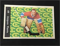 1961 Parkhurst Hockey Card Jacques Plante