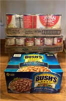 5 Cases of Canned Beans-Green Beans & Tomato Paste