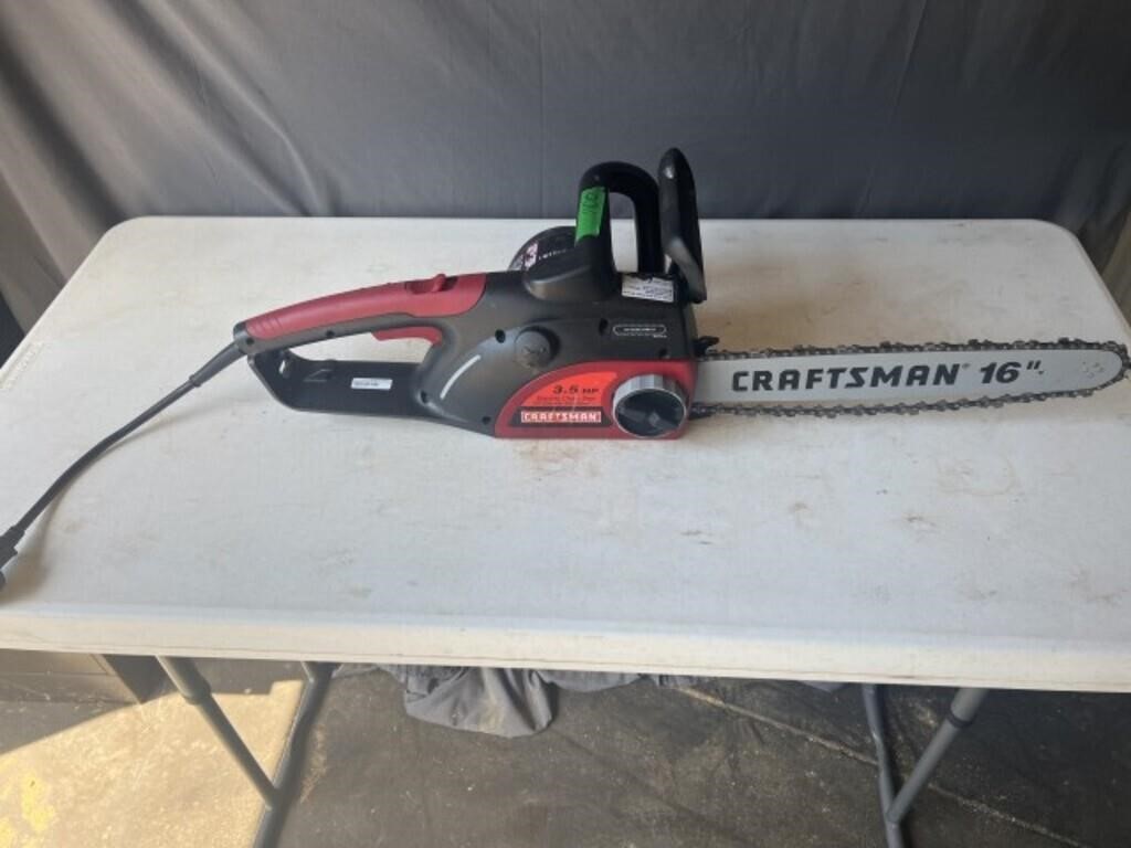 Craftsman 3.5HP electric chainsaw