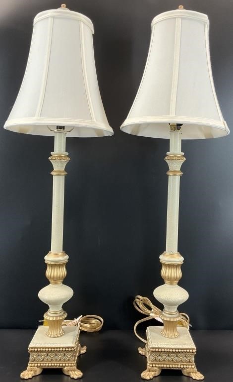 Pair Candlestick Lamps