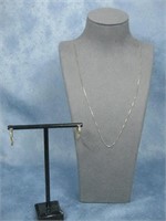 14Kt Earrings & Sterling Silver Necklace Italy See