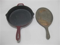 Two Cast Iron Skillets See Info