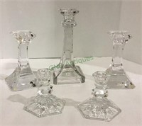 Great collection of candlesticks in various sizes