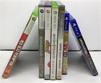 Xbox 360/PS4 video games - lot of seven includes