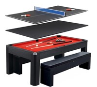 Park Avenue 7-ft Pool Table Combo Set with