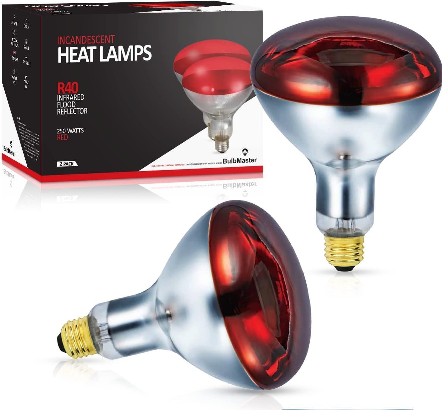 BULBMASTER 250W R40 Red Heat Lamps