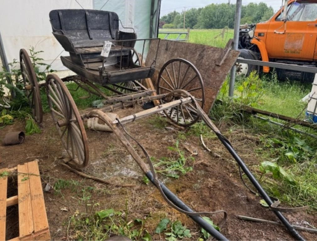 Antique Horse Drawn carriage, 1920 era