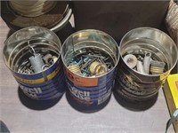 3 Cans Full Of Garage Essentials
