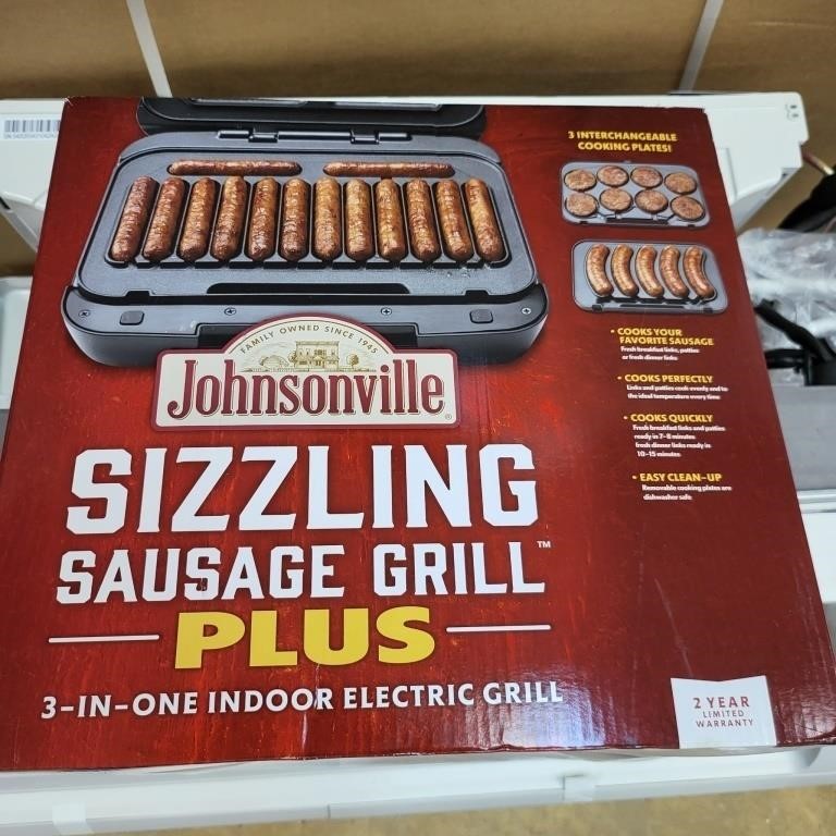 1X NEW-SIZZLING SAUSAGE GRILL