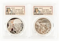 Coin 2 Silver Coins - 2018-P WW I Centennial