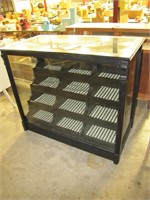 Wood w/ glass sides candy display cabinet