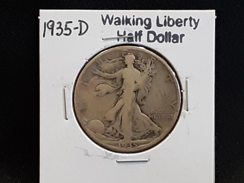 1935D Walking Liberty Half Dollar