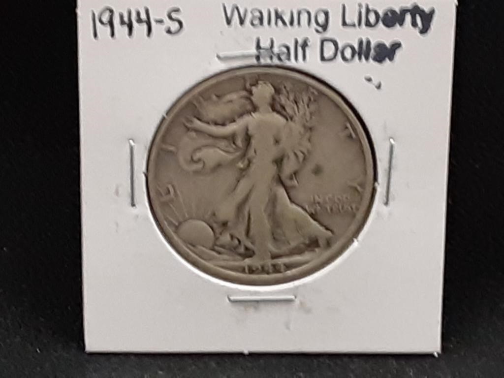 1944S Walking Liberty Half Dollar