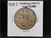 1929S Walking Liberty Half Dollar