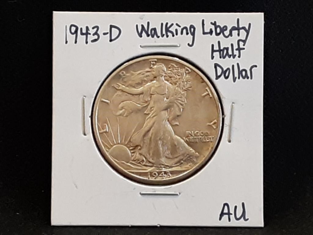 1943D Walking Liberty Half Dollar