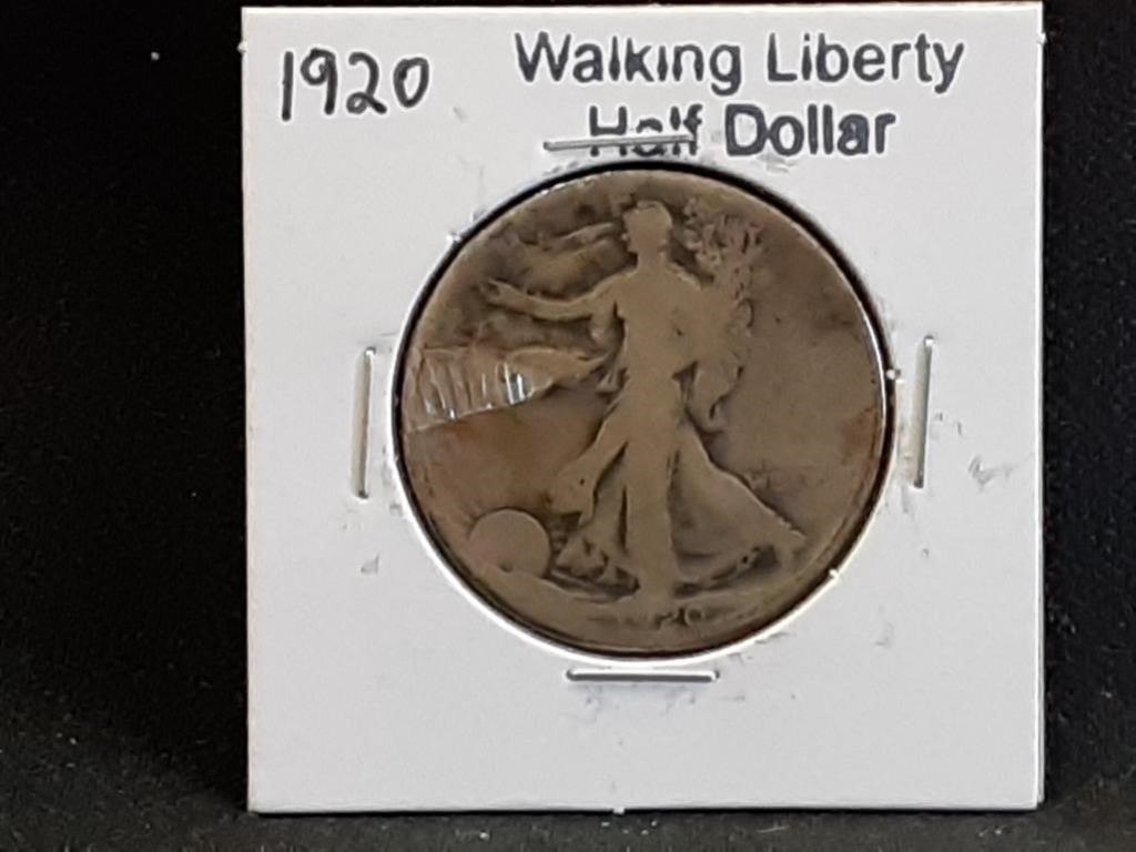 1920 Walking Liberty Half Dollar