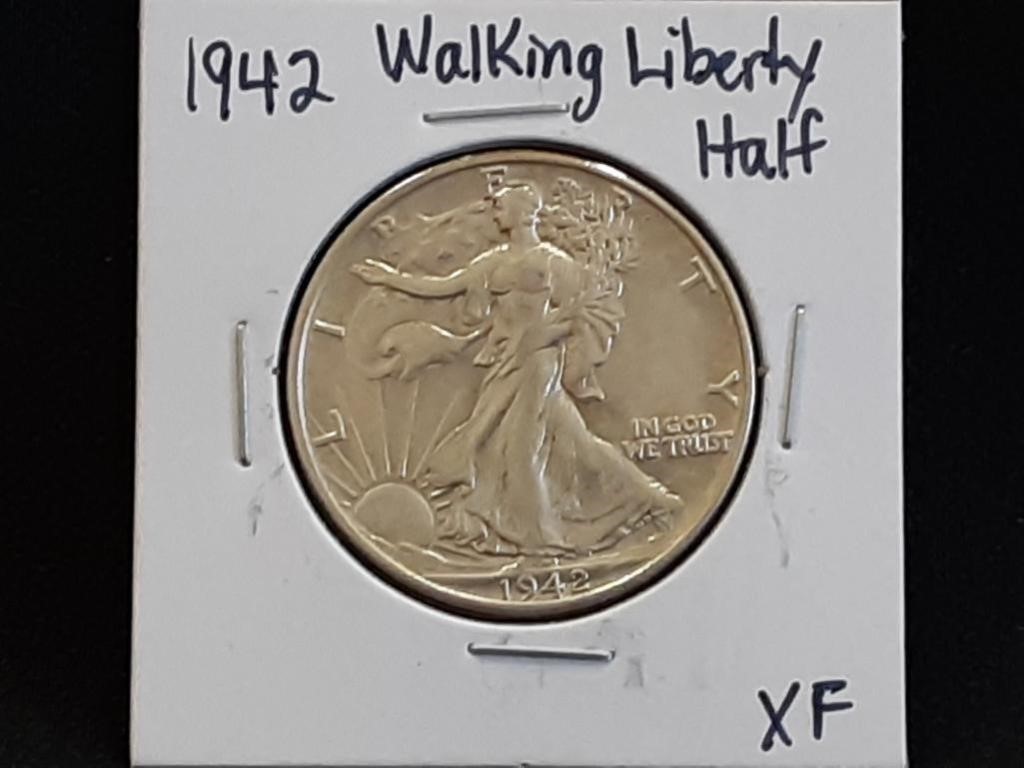 1942 Walking Liberty Half Dollar