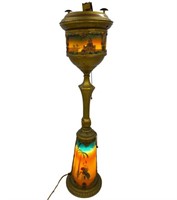 Egyptian Bradley & Hubbard Smoke Stand Lamp