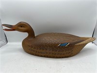 Walt Ruppel calling mallard duck decoy