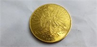 1915 Corona Austrian gold 33.88g