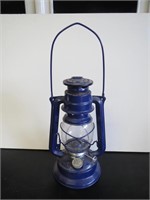 Vtg Czech Republic Blue Metal 864 Oil Lantern