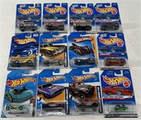 (12) New Sealed HotWheels Car Toys (1997-2017)