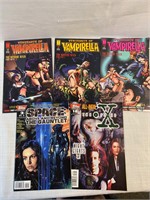 Lot of 5 Comic Books Vampirella & Others