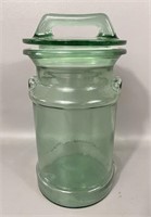 Vintage L.E. Smith Milk Can Jar