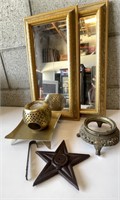 Gold Toned Mirrors & Decor