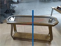 Glass Top Hall / sofa table