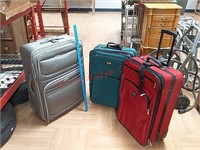 3- suitcases,  Delsey lightweight & leisure
